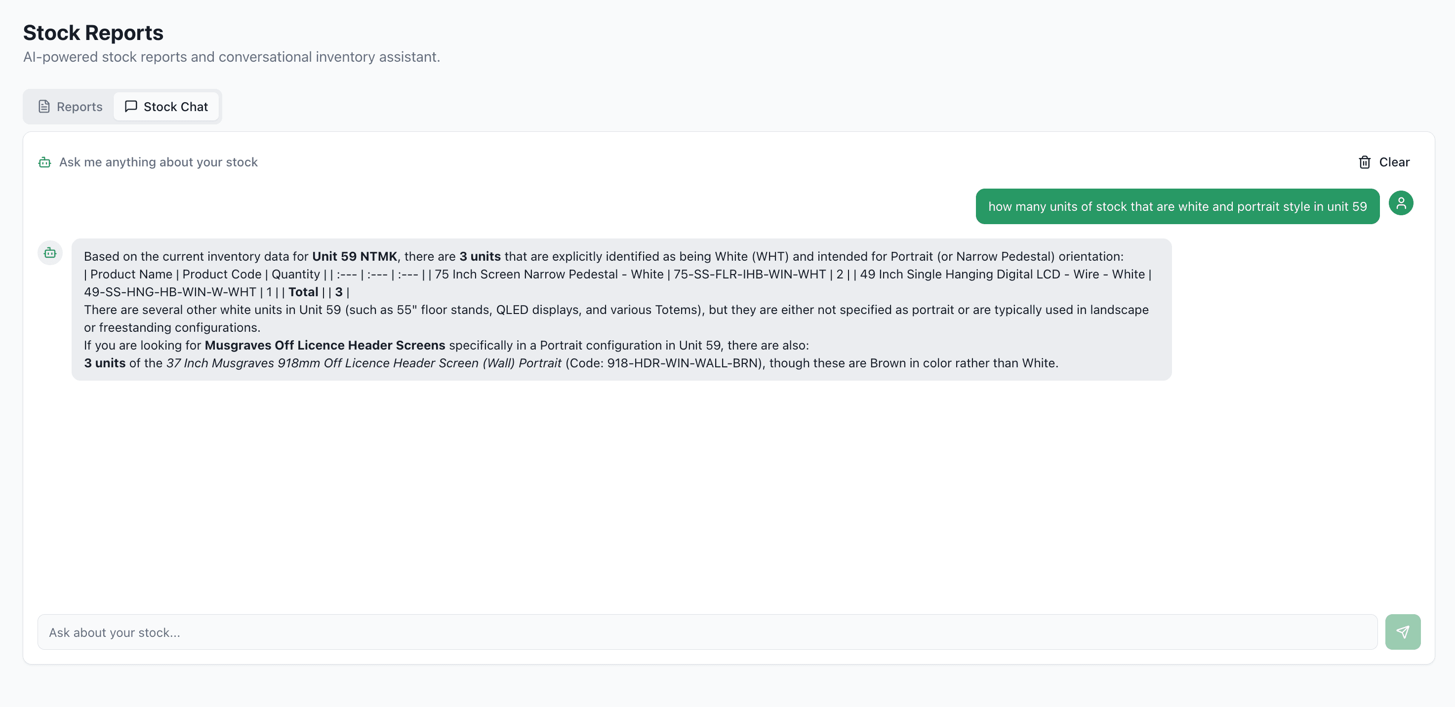 MFIT AI Stock Chat and Stock Reports